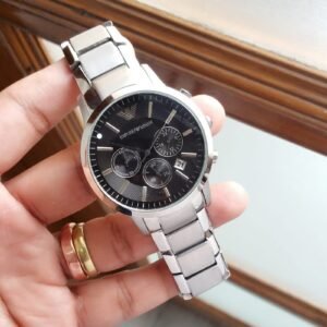 ARMANI MENS BLACK DIAL